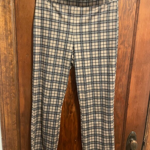 Sanctuary Carnaby Plaid Kick Crop Pants, Size M - Picture 3 of 5